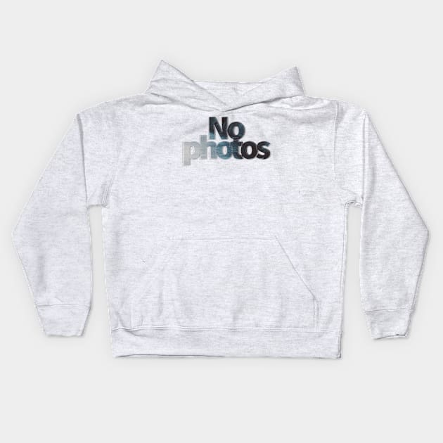 No photos Kids Hoodie by afternoontees